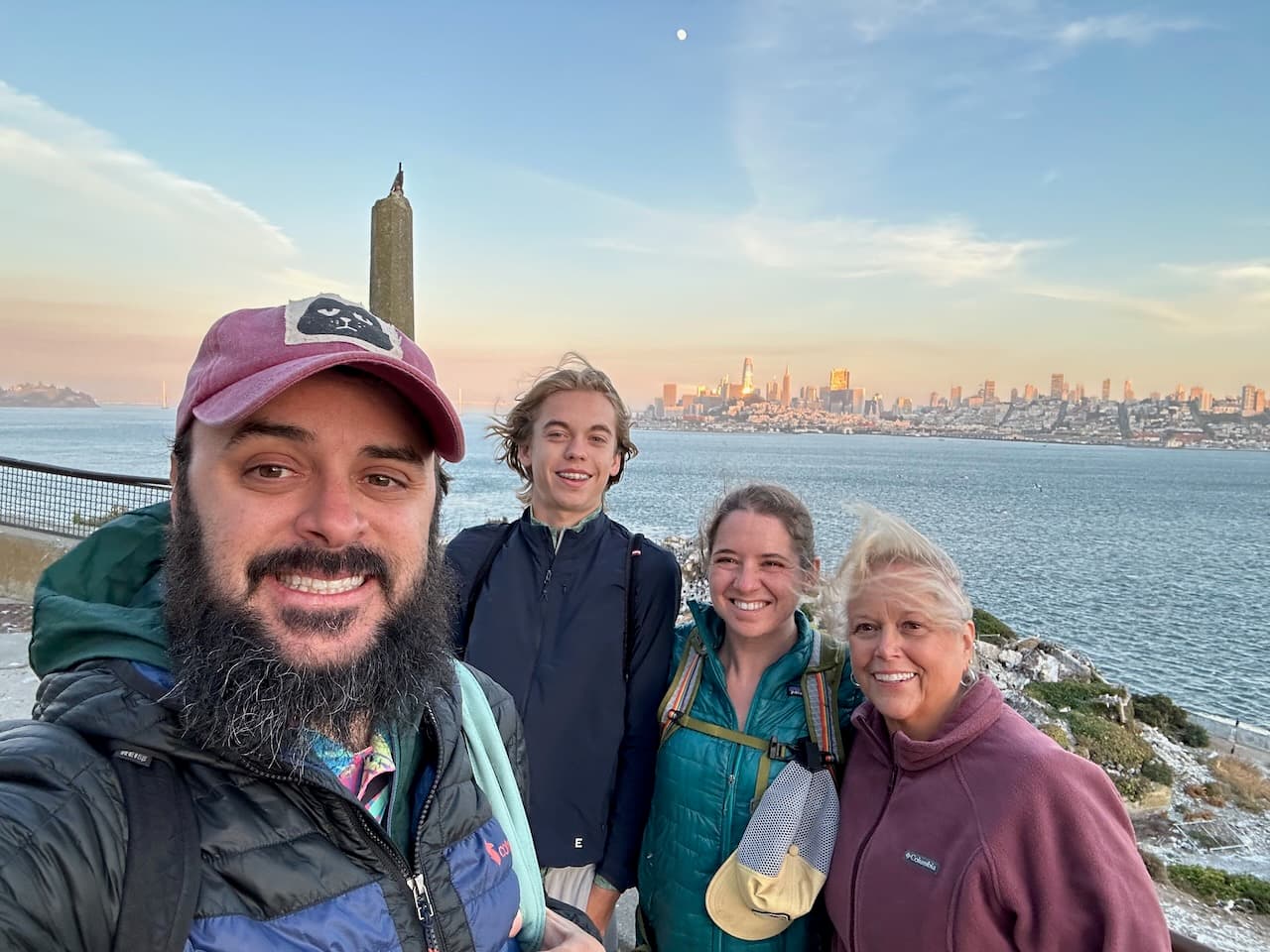 Looking out to San Francisco from Alcatraz Island